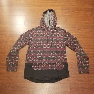 Brooklyn Cloth Aztec Print Lightweight Hoodie
